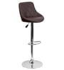 Blaze Swivel Bar Stool in Brown Colour