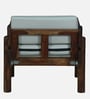Swoon Sheesham Wood 1 seater Sofa in Provincial Teak Finish Swoon Sheesham Wood 1 seater Sofa in Provincial Teak Finish