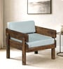 Swoon Sheesham Wood 1 seater Sofa in Provincial Teak Finish Swoon Sheesham Wood 1 seater Sofa in Provincial Teak Finish
