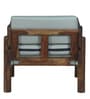Swoon Sheesham Wood 1 seater Sofa in Provincial Teak Finish Swoon Sheesham Wood 1 seater Sofa in Provincial Teak Finish