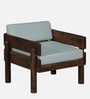 Swoon Sheesham Wood 1 seater Sofa in Provincial Teak Finish Swoon Sheesham Wood 1 seater Sofa in Provincial Teak Finish
