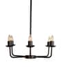 Swooparm Black Chandelier