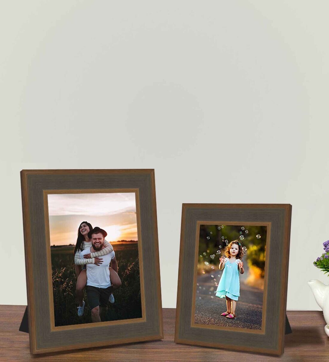 Buy Synthetic Wood Table Photo Frame By Elegant Arts And Frames Online