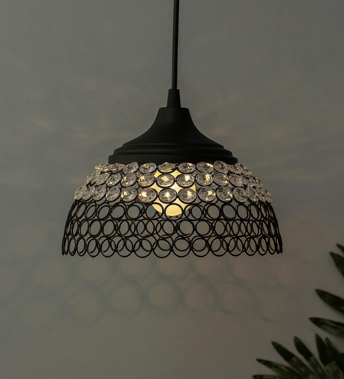 Buy Syra Black Metal Hanging Light At Off By Homesake Pepperfry