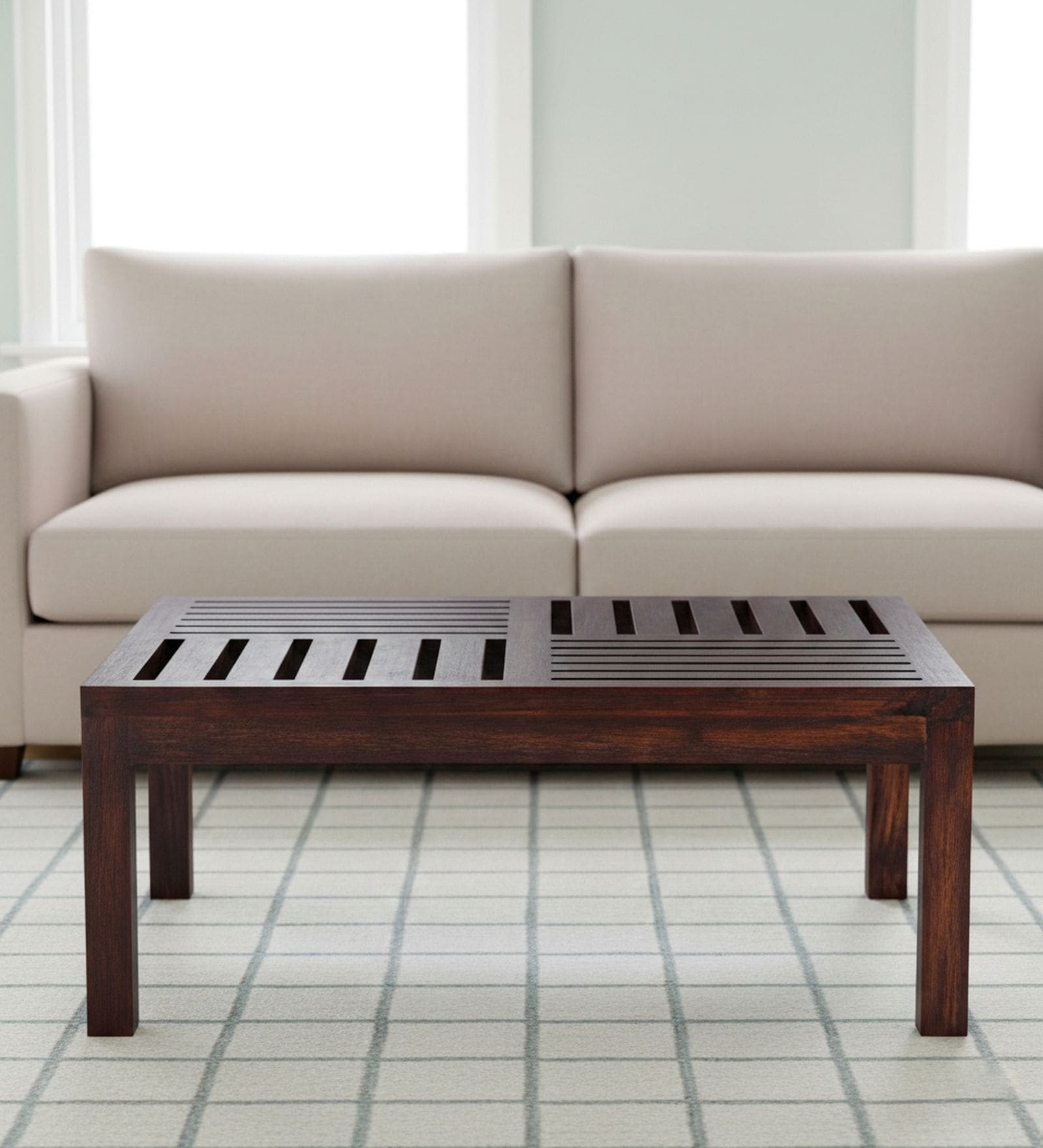 Sydney Coffee Table In Dark Walnut Finish