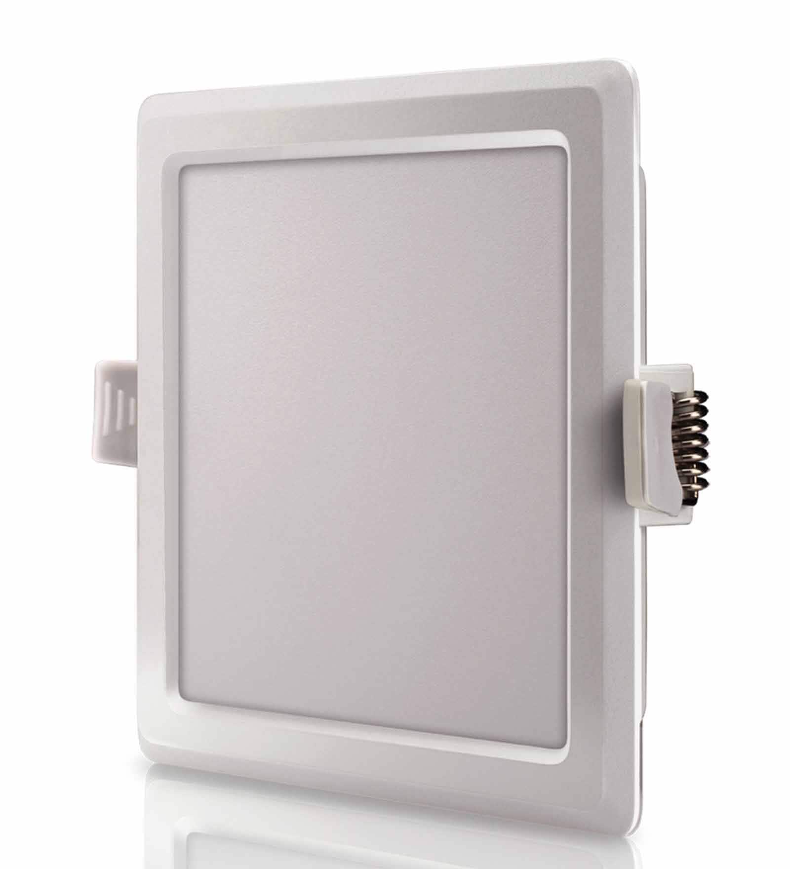 Syska SSK-RDL-S-12W-3000K Flush Mount Ceiling Light (Square, Pack of 1)