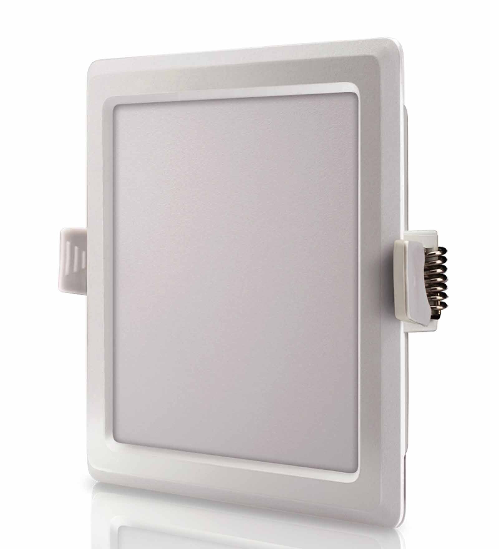 Syska SSK-RDL-S-8W-3000K Flush Mount Ceiling Light (Square, Pack of 1)