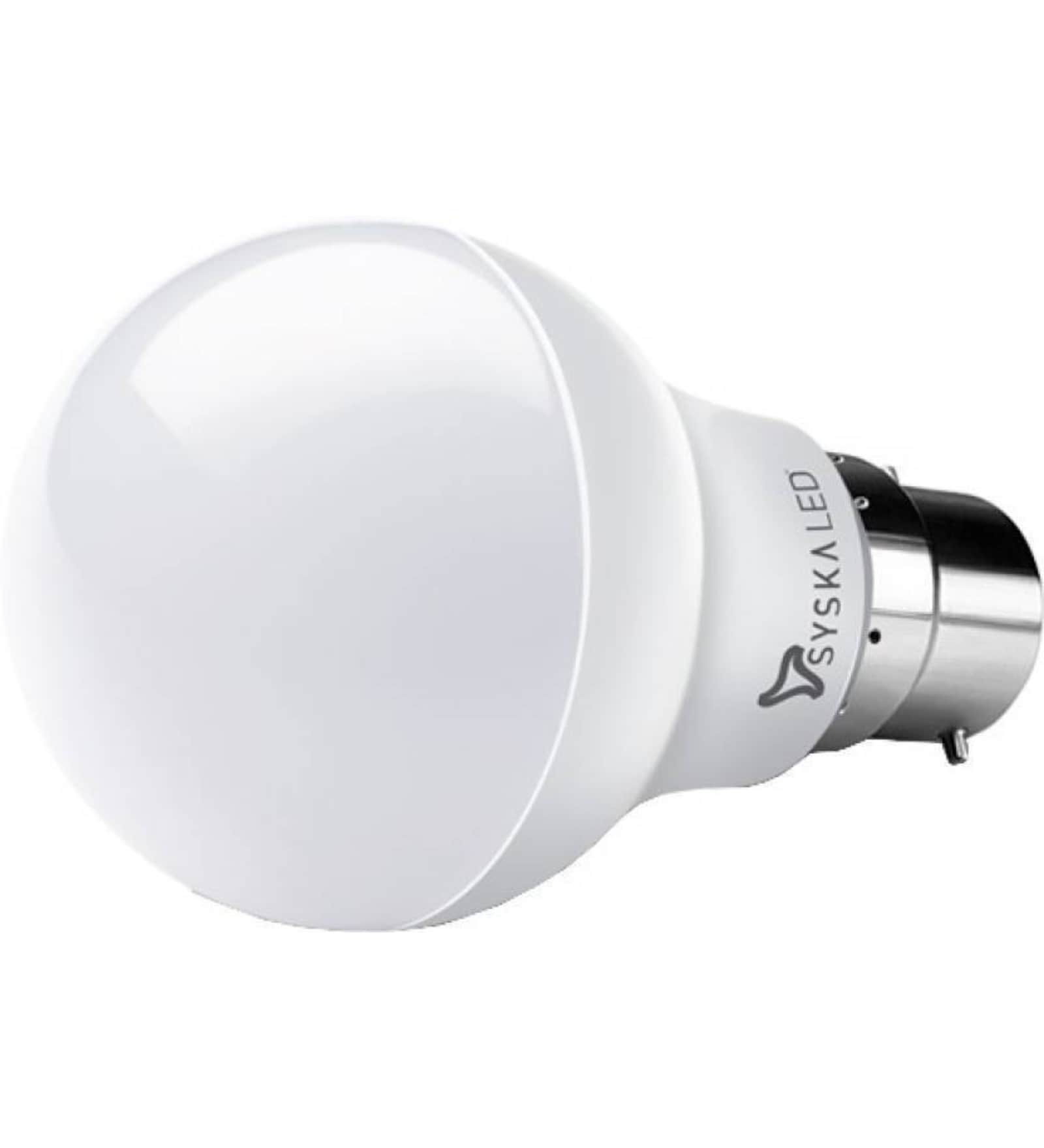 Syska SSK-SRL-9W B22 9-Watt LED Bulb , Pack of 2 (Cool Day Light)