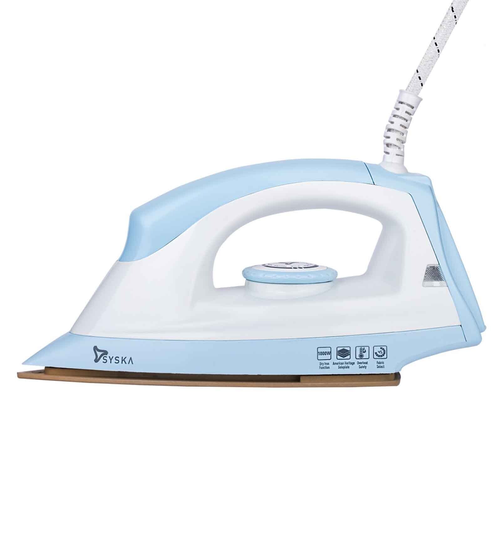 Syska STELLAR Dry Iron SDI 07, Blue