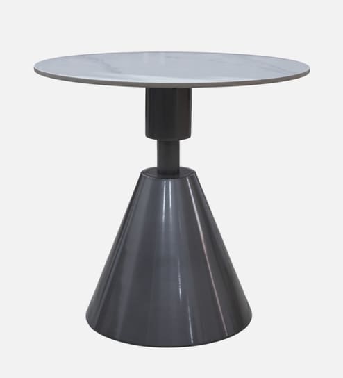 Sylus Side Table In White Colour