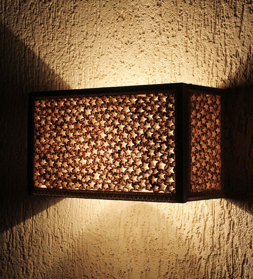 Buy Brown Corrugated Board Constellation Wall Mounted Lamp By