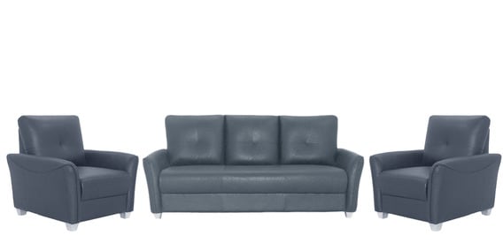 Buy Sydney Sofa Set 3 1 1 Seater In Black Colour By