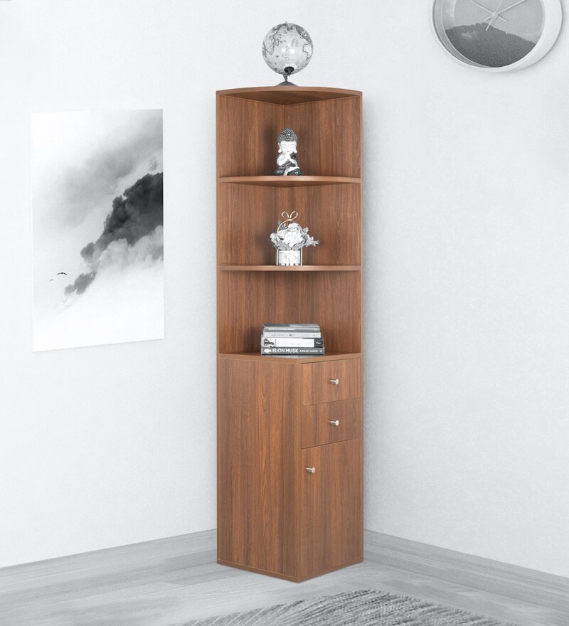 Buy Symmetry Corner in Dark Oak Finish by Atmosphere Online