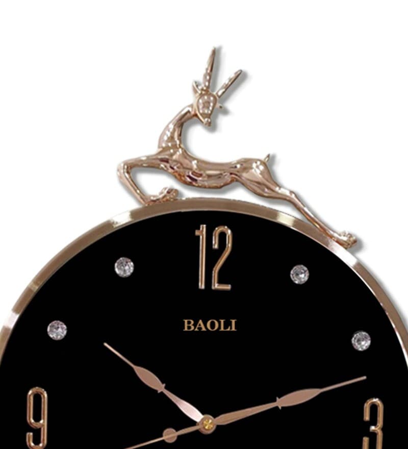 Buy Synthetic Rose Gold Pendulum Wall Clock By FunkyDecors Online Pendulum Clocks Wall