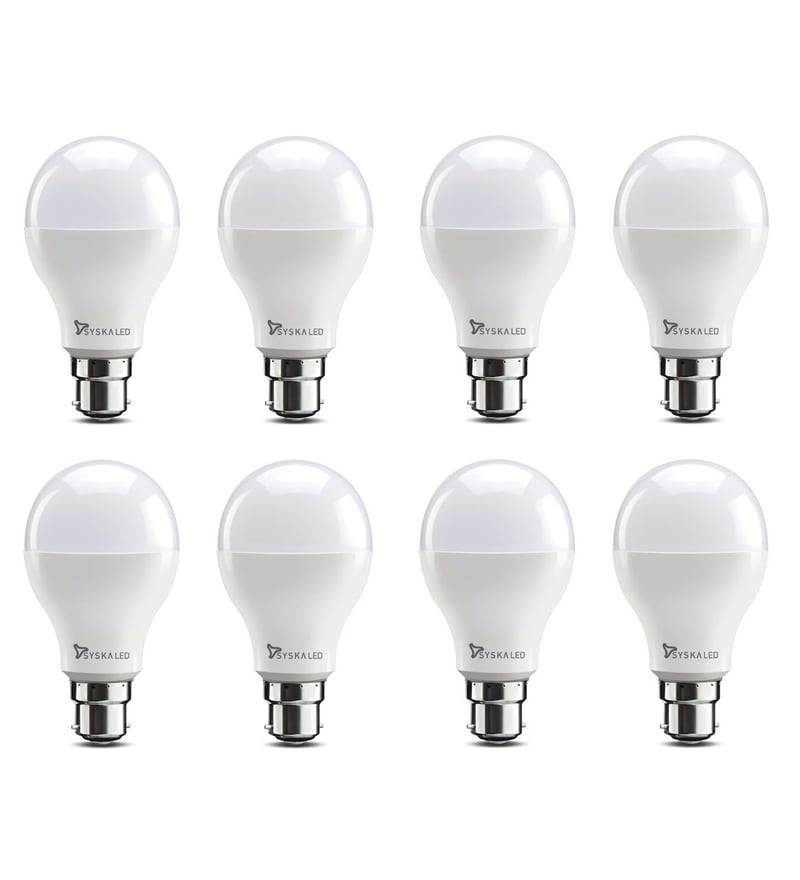 Buy Warm White 12-Watt LED Bulb (Pack of 8) Online - LED Bulbs - LED ...