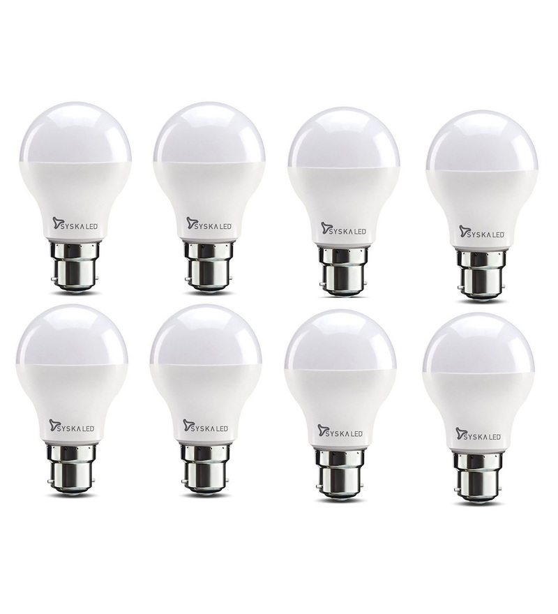 syska warm white led bulb