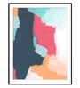 Sychronicity Multicolour Multicolor Paper Framed Art Print Set of 2