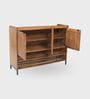 Sylvan Wooden  Shoe Cabinet In Walnut Colour