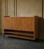 Sylvan Wooden  Shoe Cabinet In Walnut Colour
