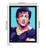 Sylvester Stallone Wooden Framed Art Print