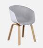 Sylvia Fabric Iconic Chair in Grey Colour