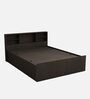 Sylvia Queen Size Bed in Dark Wenge Finish With Box Storage