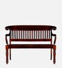 Kensington Sheesham Wood Settee in Honey Oak