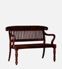 Kensington Sheesham Wood Settee in Honey Oak
