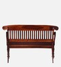 Kensington Sheesham Wood Settee in Honey Oak