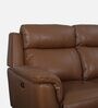 Symphony Leather 3 Seater Recliner Sofa in Brown Colour
