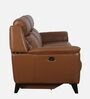 Symphony Leather 3 Seater Recliner Sofa in Brown Colour