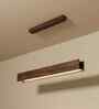 Synergy 36 Brown Solid Wood Linear LED Hanging Light