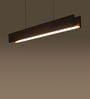 Synergy 48 Brown Solid Wood Linear LED Hanging Light