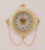 White Plastic Chain Traditional Wall Clock
