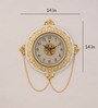White Plastic Chain Traditional Wall Clock