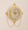 White Plastic Chain Traditional Wall Clock