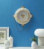 White Plastic Chain Traditional Wall Clock