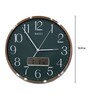 Gold Plastic Elegant Digital Modern Wall Clock