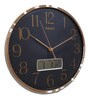 Gold Plastic Digital Modern Wall Clock