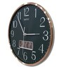 Gold Plastic Elegant Digital Modern Wall Clock
