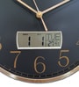 Gold Plastic Digital Modern Wall Clock