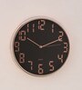 Synthetic Minimal Wall Clock In Black