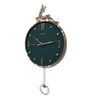 Synthetic Rosegold Pendulum Wall Clock