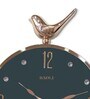 Synthetic Rose Gold Pendulum Wall Clock