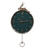 Synthetic Rosegold Pendulum Wall Clock
