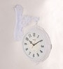 White Plastic Royal Modern Wall Clock