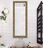 Beige Synthetic Wood Lineart Full Length Mirror