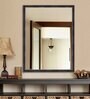 Grey Synthetic Wood Fine Wall Mirror