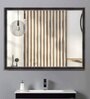 Grey Synthetic Wood Fine Wall Mirror