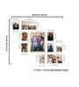 Synthetic Wood Set of 10 Collage Photo Frames